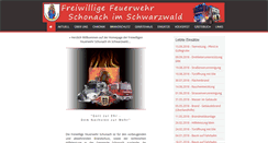 Desktop Screenshot of feuerwehr-schonach.de